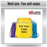 Newest Fashion Best Quality Yellow Drawstring Bag thumbnail-3
