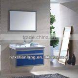 Blue 304# Stainless Steel Bathroom Vanity With Shelf thumbnail-1
