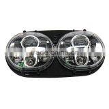 Wholesale 5.75 Inch Harley Double Led Motorcycle Headlights 5 3/4 Inch Daymaker H13 H4 Motorcycle Led Projector Headlights thumbnail-3