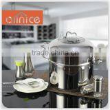 Allnice 6 Quart Pot Cookware With Pasta Insert and Lid, 18/10 Heavy Gauge Stainless Steel, Silver, Dishwasher Safe