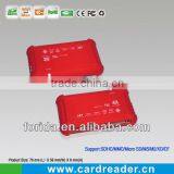 6 Slots Oil Finished Classic USB 2.0 External Card Reader