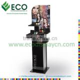 Unique design cardboard material perfume display cabinet for promotion