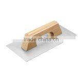 280x130x0.7mm Carbon Steel Blade Natural Color Close Wooden Handle Plastering Trowel With , thumbnail-2