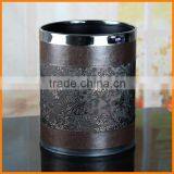 European Creative Cortex Double Household Trash Fashion Retro Patterns Capless Living Room Bedroom Wastebasket / Barrel thumbnail-5