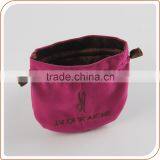 Double Drawstring Pouch With Custom Printed Logo Small Jewellery Bag thumbnail-3