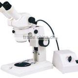 China Factory Directory Ce Certificate Trinocular Stereo Microscope With Top & Bottom Lights thumbnail-2