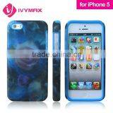 for Iphone 5 pc Design With Silicone Case