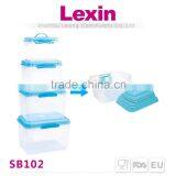 Pet Plastic Storage Box With Lid