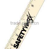 Personalized Thin Clear Lacquered Wood Yardstick