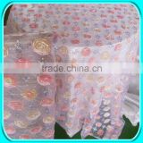 TAPE EMBROIDERY MESH GROUND TABLECLOTH FABRIC WHOLESALE