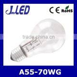 High Power 70w Halogen A55 Bulb Glass Body E27