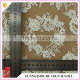 HC-6068-1 Hechun Sew Crystal Bead and Pearl High Fashion Bridal Lace Fabric thumbnail-5