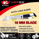 Stationery Cutter 18mm Snap Off Blade Plastic handle art knife Utility Cutter Knife