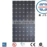 Mono solar panel 285W with 156*156 solar cell for solar system covering TUV, IEC, UL, MCS, CE, CSA,