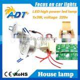 2015 Newest Hot Selling 3w Led Ceiling Light Dome Lamp 330lm Lighting for Barber Shop 90-240v thumbnail-2