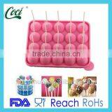 Lollipop Shaped Custom Silicone Lace Molds for Cake Decorating