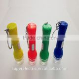 Customized design promotion mini keychain led flashlight wholesale plastic led flashlight torch                        
                                                Quality Choice