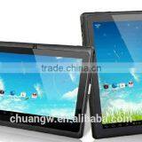 Cheap Dual Core 7inch Tablet New Q88 Actions ATM7021 1.5 Ghz tablet pc Android 4.2 RAM DDR3 512M+4G ROM Camera WiFi OTG