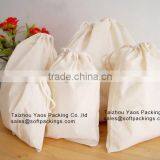 Blank Cotton Drawstring Bag Can be Printed With Logo, Wholesale Reusable Cotton Shopping Bag, Custom Cotton Canvas Tote Bag thumbnail-1