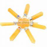 Wholesale Of Chakra Energy Generator : Yellow Aventurine 7 Point With 3mm Cabs Energy Generator Tool