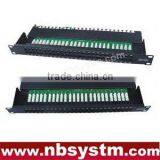 50 Port UTP Cat3 Telephone Panel 8P4C 19" 1U,Krone IDC