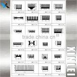 OEM Black Anodized Extruded Aluminum Profile Speaker Heat Sink 28X25MM thumbnail-5