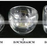 (02-7819)80ml 100ml Double Glass Tea Pot and Cup thumbnail-1