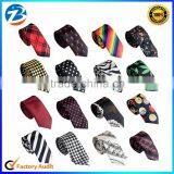 New Style Unisex Polyester Silk Multi Patterns Printed Neck Ties