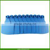104*74mm Blue Color Cattle Ear Tag With Printing Machines