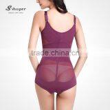 S-SHAPER Full Body Briefer Open Bust Lingerie Bodysuits Seamless Shapewear thumbnail-6