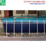 Cheap Price Above Ground Swimming Pool,rectangular Metal Frame Pool thumbnail-4