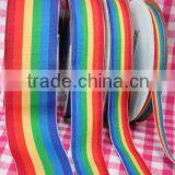 Hot Selling Double Face Printed Rainbow Ribbon for Decoration thumbnail-5