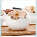 Personalized Ceramic Spices Canister Set White thumbnail-3