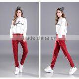 Women's Custom Fleece Sweatpants With Letters Printed Jogger Pants Winter thumbnail-6