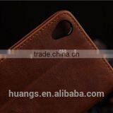 High Grade Anti-dirt Credit Card Purse Stander Leather Flip Case Cover for Sony Xperia Z3 thumbnail-5