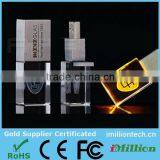 Best Selling Laser Engraved Crystal USB Flash Drive 1GB 2GB 4GB 8GB 16GB 32GB