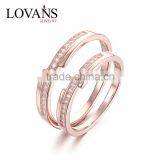 Trendy Coming 2016 S925 Silver Engagement Couple Rings thumbnail-1