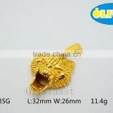 Olivia 2016 New Fashion Modern 316 Stainless Steel Cast Metal Lovely Tiger Head Pendant thumbnail-1