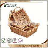 Fashionable Best Selling China Factory Soft Closing White Wicker Basket no Handles thumbnail-2