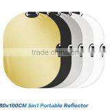 HPUSN 80x100cm 5 in 1 Portable Collapsible Light Photography Reflector for Studio Multi Photo thumbnail-2