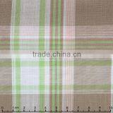 100% Cotton Spring/Summer Shirting & Dress Fabric, Cotton Dobby Colorful Check Fabric thumbnail-1