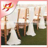 Elegant Purple Wedding Chiffon Patterns for Chair Cover for Chiavari Chair Back thumbnail-3
