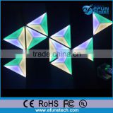 2017 innovation products nightclub wall decorating 3d triangle led light