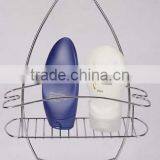 2 Tiers Wave-shape Bathroom Hanging Wire Rack thumbnail-2
