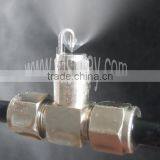 1/4,1/8 Stainless Steel Impinge Cooling Humidification Fog Fine Nozzle thumbnail-1