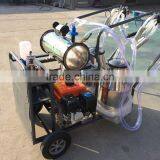 Gasoline Engine and Electric Motor-driven Mobile Cow Milking Machine thumbnail-1