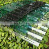 Plastic Polycarbonate PC 100% Clear Corrugated Plastic New Wave Roofing Sheet for Sale thumbnail-3