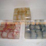 Newly Modern ONYX PATCH WORK CIGARETTE ASHTRAY HANDICRAFTS thumbnail-3