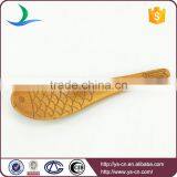 Fish Shape Personalized Japanese Wooden Baby Rice Spoon thumbnail-1