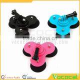 Sucker Secure Tripod Vacuum Car Vehicle Suction Cup Mount Base Stand With CNC Aluminum Alloy Screw for GoProHero 4 3+ 3 2 1 thumbnail-2